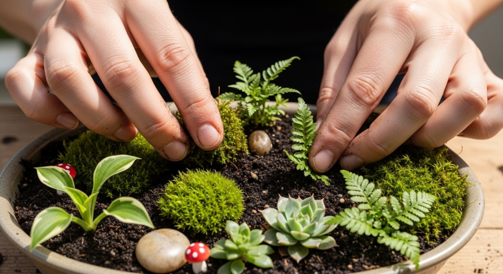 how to create a fairy garden
Planting the Landscape