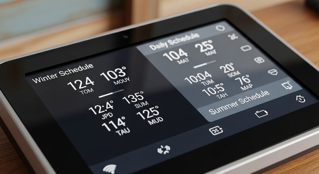 program thermostat for energy efficiency​