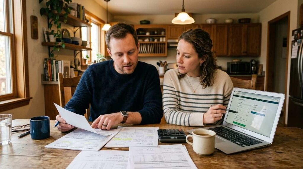 Couple reviewing financing paperwork for a manufactured home purchase
how do i buy a manufactured home